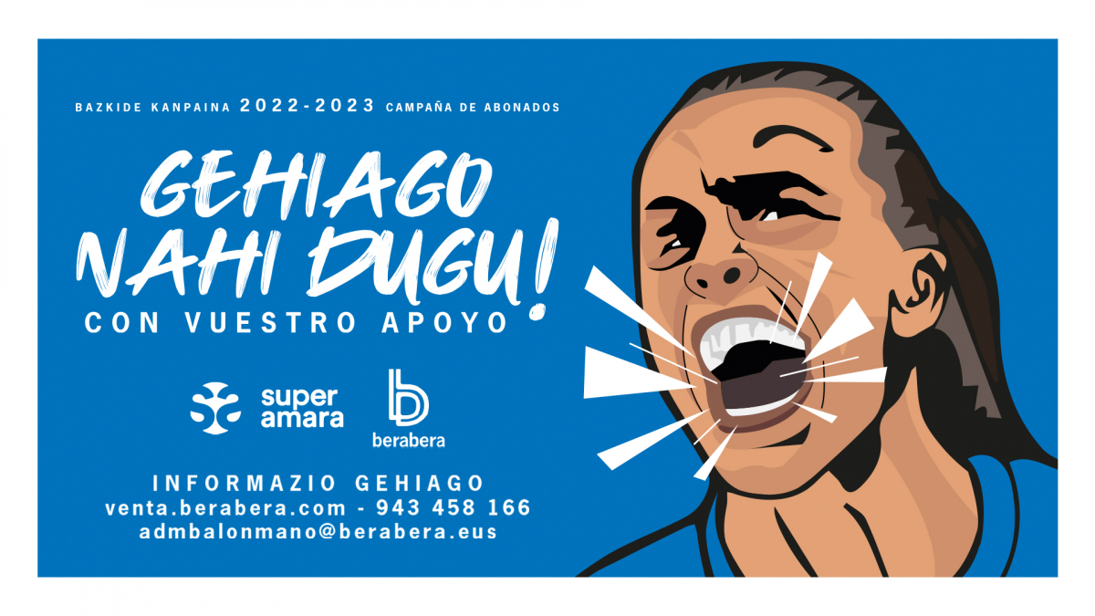 Super Amara Bera Bera lanza la campaña de abonados 2022-23